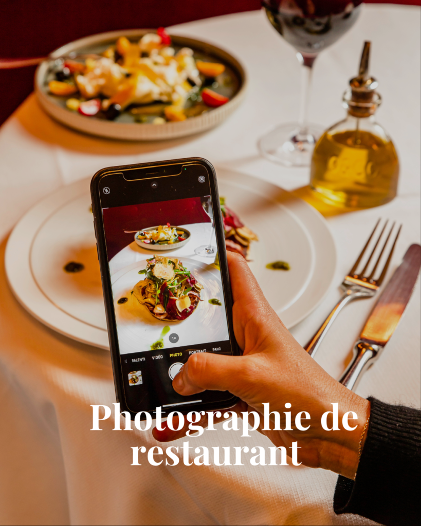 Photographe culinaire pour restaurant à Paris